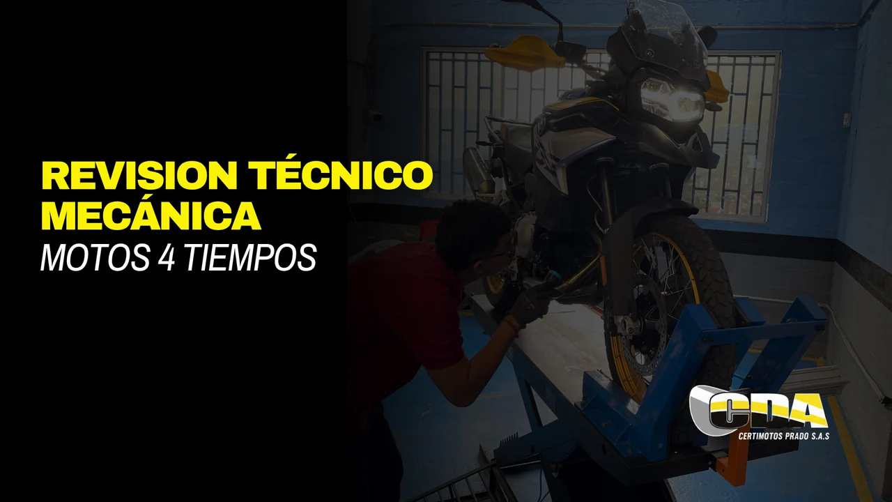 Revisión técnico-mecánica y emisiones para motos 4 tiempos en Prado Medellín